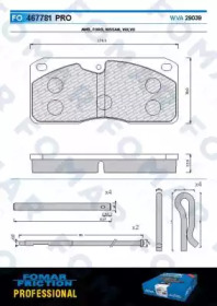 FOMAR FRICTION FO 467781